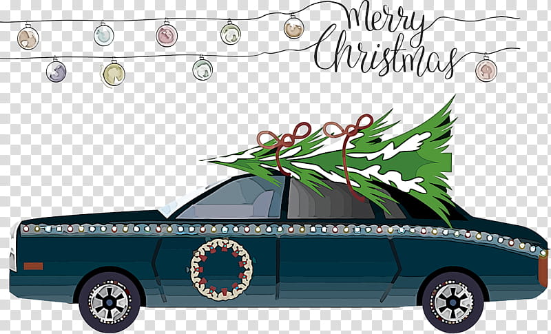 merry christmas new year, Vehicle, Car, Classic Car, Midsize Car, Plant, Sedan, Family Car transparent background PNG clipart