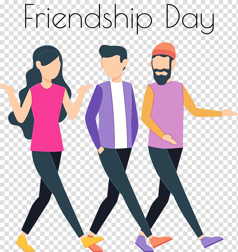 friendship flat design, Friendship Day, Watercolor, Paint, Wet Ink, , Logo, Hug transparent background PNG clipart