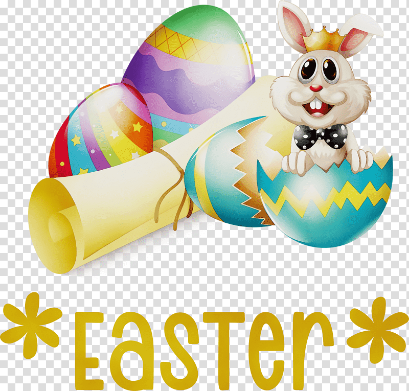 Easter Bunny, Easter Day, Watercolor, Paint, Wet Ink, Poster, Royaltyfree transparent background PNG clipart