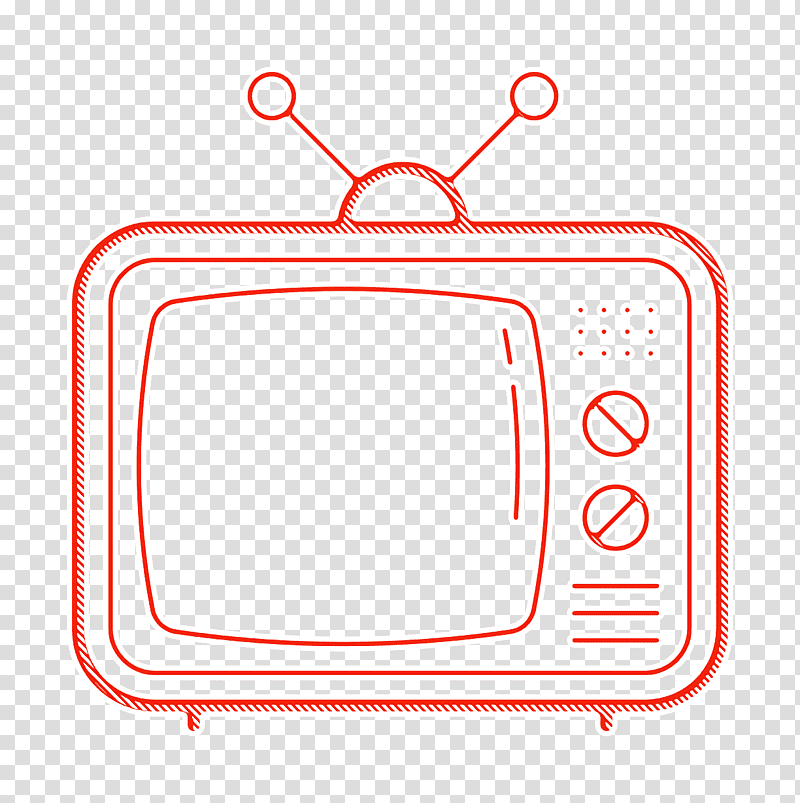 technology icon Detailed Devices icon Tv icon, Television Icon, Line, Car, Meter, Cartoon, Geometry transparent background PNG clipart