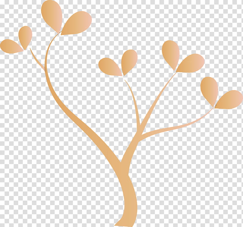 leaf branch plant stem plant heart, Cartoon Tree, Abstract Tree, Tree , Twig transparent background PNG clipart