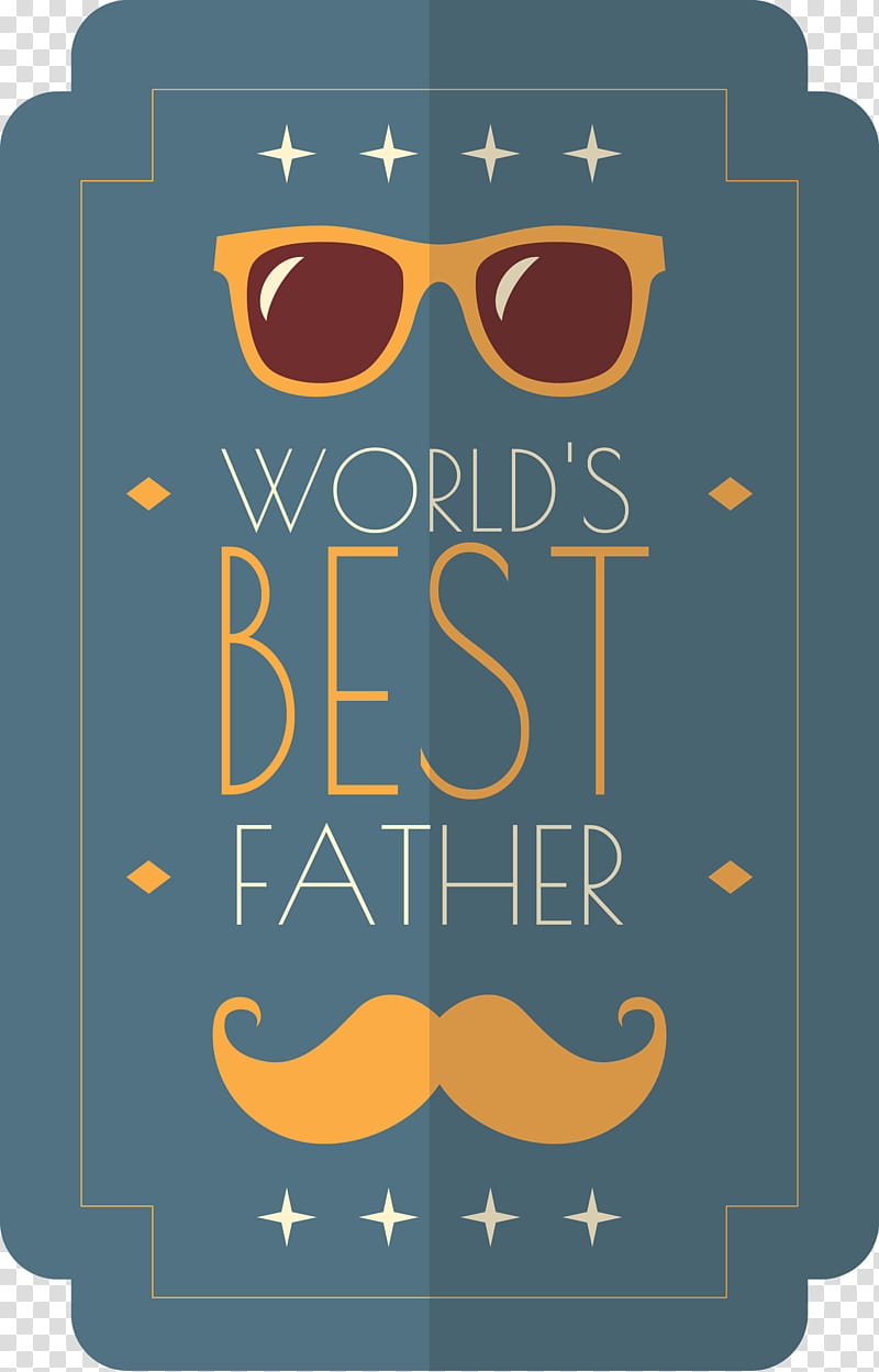 Fathers Day Label, Logo, Glasses, Orange Sa, M Moustache, Meter transparent background PNG clipart