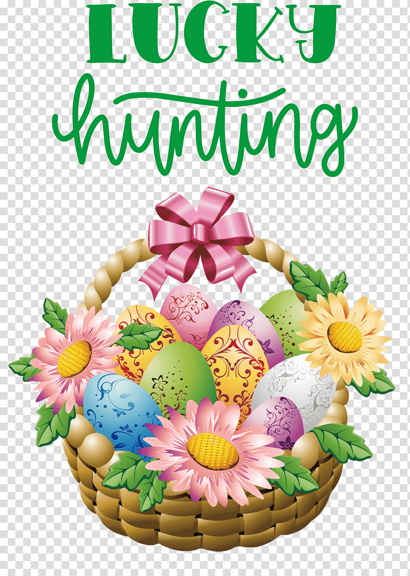 Lucky Hunting Happy Easter Easter Day, Easter Bunny, Easter Egg, Easter Basket, Easter Bilby, Holiday, Christmas Day transparent background PNG clipart