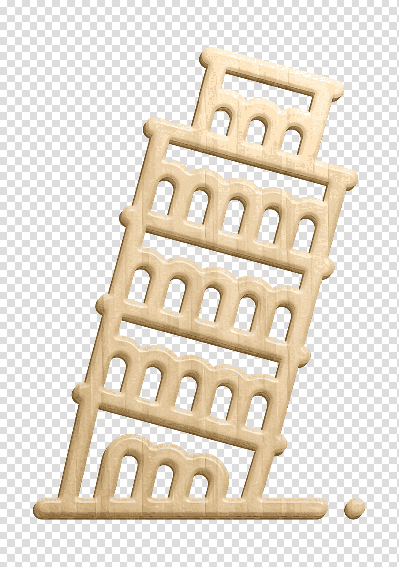 Landmark icon Landmarks and Monuments icon Leaning tower of pisa icon, Furniture, M083vt, Chair M, Wood, Meter transparent background PNG clipart