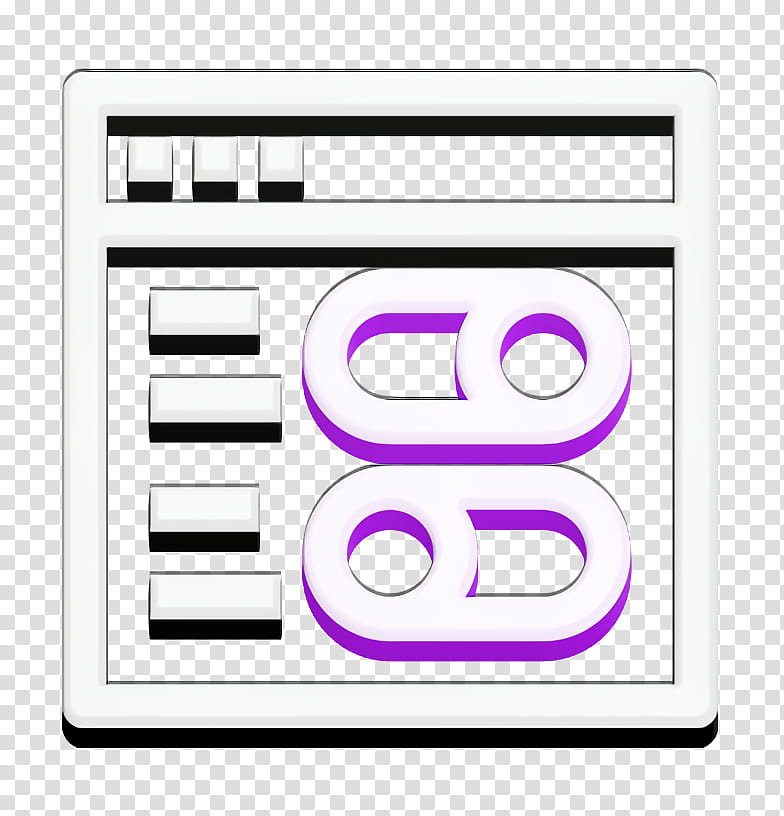 Options icon UI icon Setup icon, Purple, Line, Meter, Area, Number, Mathematics, Geometry transparent background PNG clipart