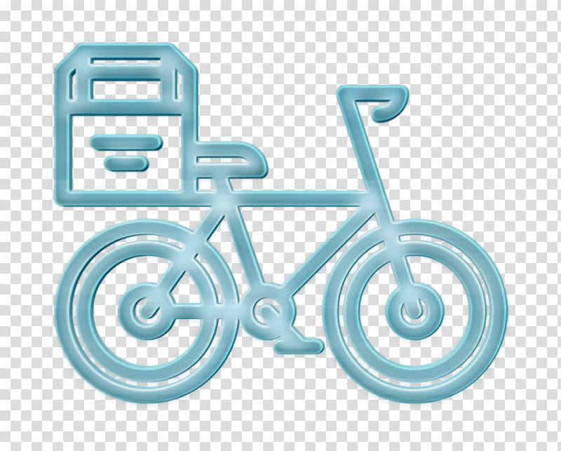 Bicycle icon Fast Food icon Thermo bag icon, Freight Bicycle, Scooter, Food Delivery, Restaurant, Kick Scooter transparent background PNG clipart