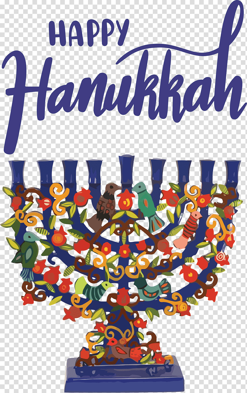 Hanukkah Happy Hanukkah, Menorah, Jewish Ceremonial Art, Classic Menorah, Maccabees, Candle, Jewish People transparent background PNG clipart