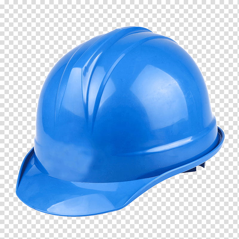 hard hat clothing personal protective equipment hat helmet, Blue, Cobalt Blue, Headgear, Cap, Electric Blue, Sports Gear, Batting Helmet transparent background PNG clipart
