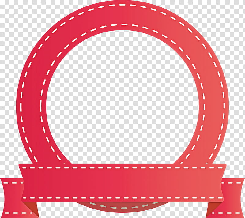 Emblem Ribbon, Pink, Red, Circle transparent background PNG clipart