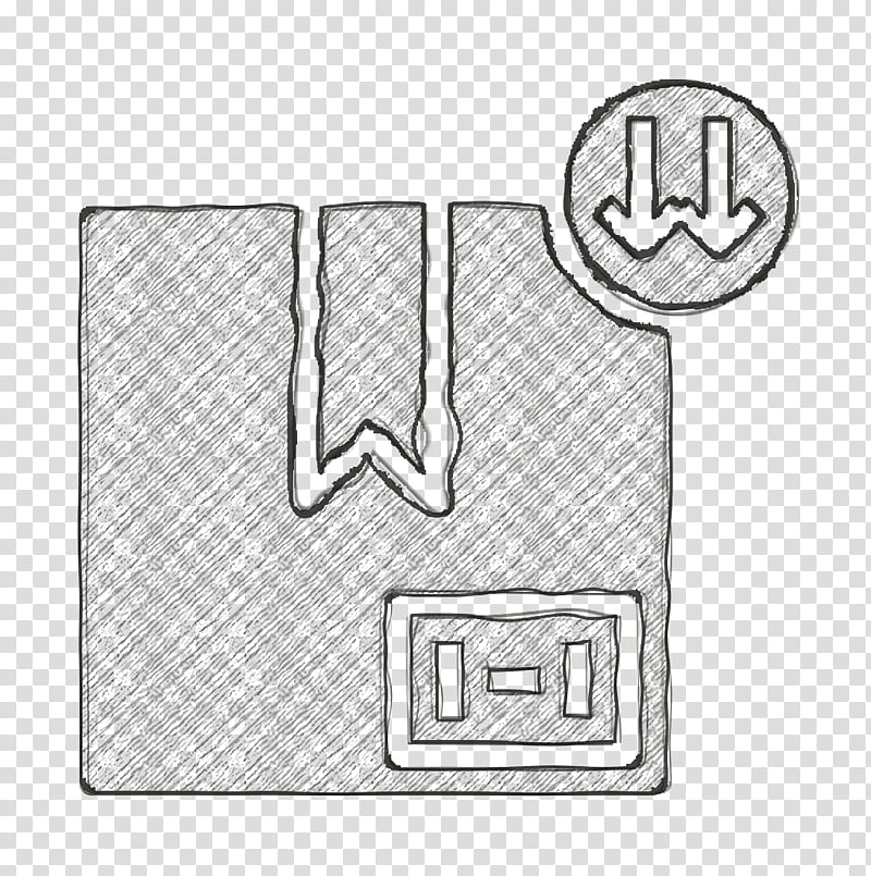 This side up icon Shipment icon Shipping icon, Text, Line, Rectangle, Logo, Metal transparent background PNG clipart