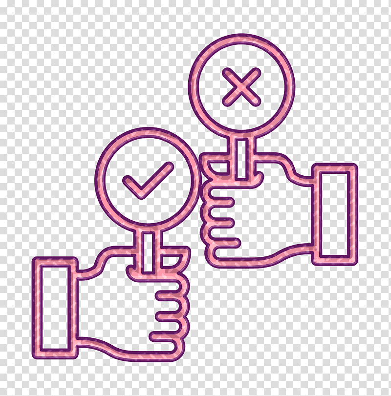 Artificial Intelligence icon Wrong icon Decision making icon, Decisionmaking, Business, Make Or Buy, Check Mark transparent background PNG clipart
