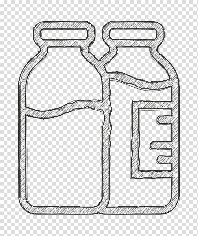 Milk icon Gastronomy icon, Black And White
, Drawing, M02csf, Cookware And Bakeware, Car, Text transparent background PNG clipart