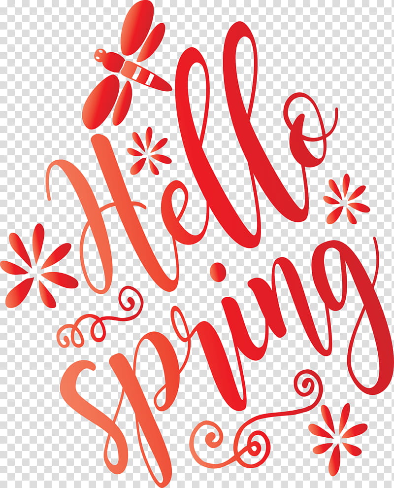 hello spring spring, Spring
, Text transparent background PNG clipart