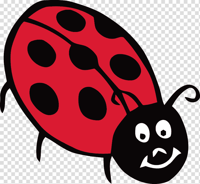 Ladybug, Beetles, Ladybird Beetle, Cartoon, Snout, Biology, Science transparent background PNG clipart