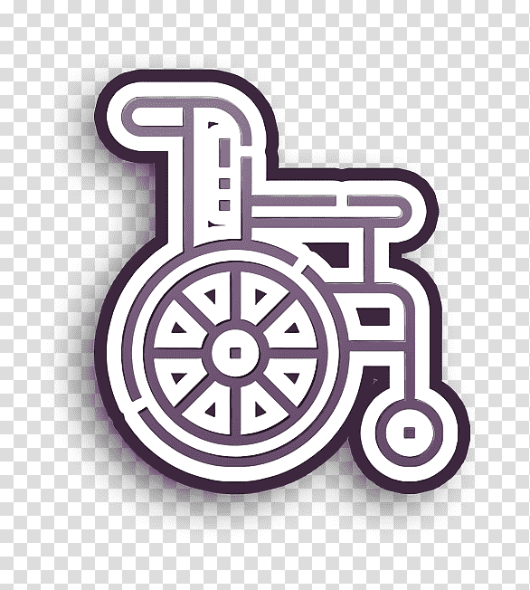 Health icon Wheelchair icon, Disability, , cdr transparent background PNG clipart