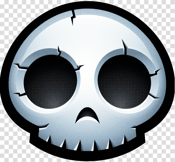 Skull and crossbones, Emoji, Skeleton, Emoticon, Mandible transparent background PNG clipart