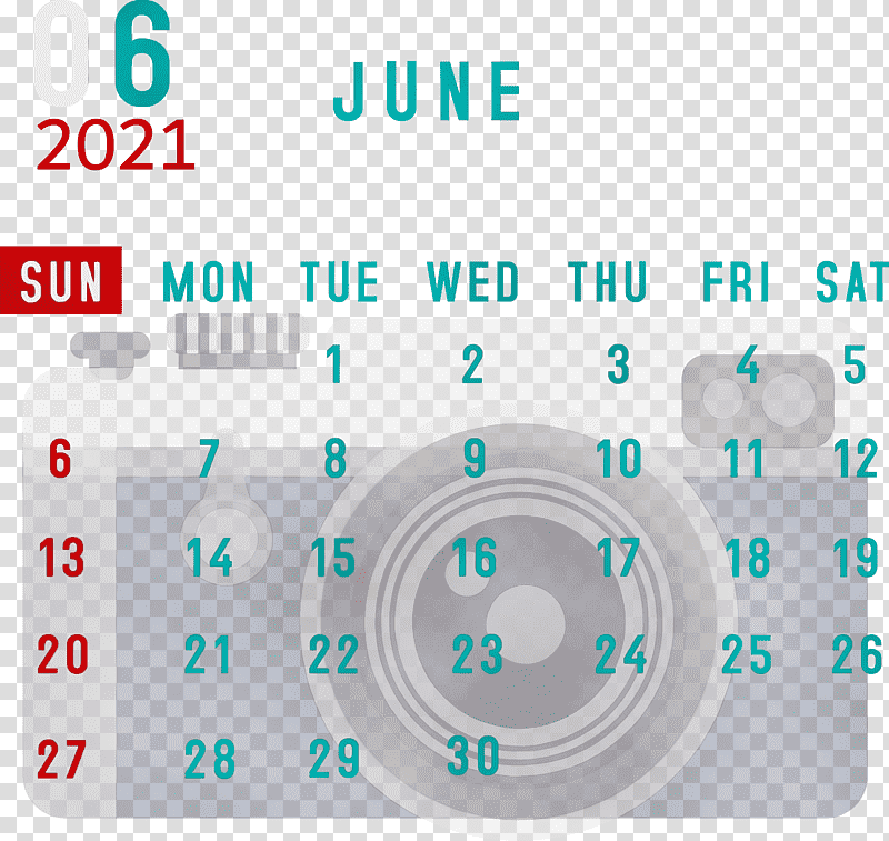 aqua m meter font line diagram, 2021 calendar, June 2021 Printable Calendar, Watercolor, Paint, Wet Ink, Number transparent background PNG clipart