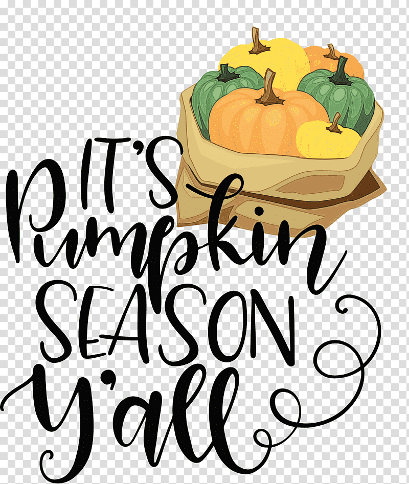 Pumpkin, Pumpkin Season, Thanksgiving, Autumn, Watercolor, Paint, Wet Ink transparent background PNG clipart