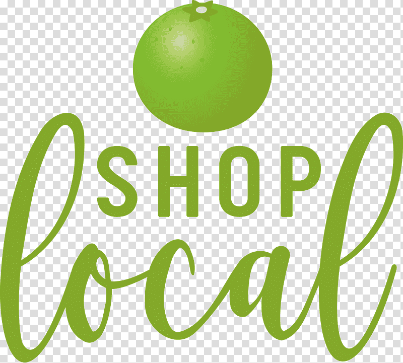 SHOP LOCAL, Logo, Green, Line, Meter, Happiness, Fruit transparent background PNG clipart