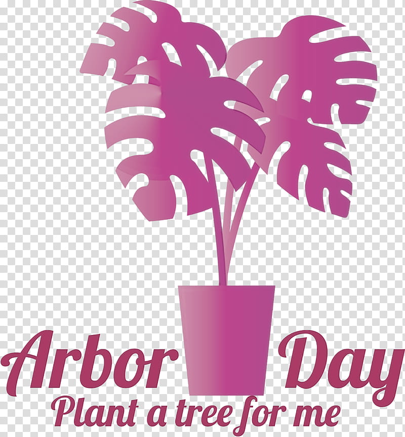 Arbor Day Green Earth Earth Day, Pink, Text, Purple, Line, Magenta, Plant, Tree transparent background PNG clipart