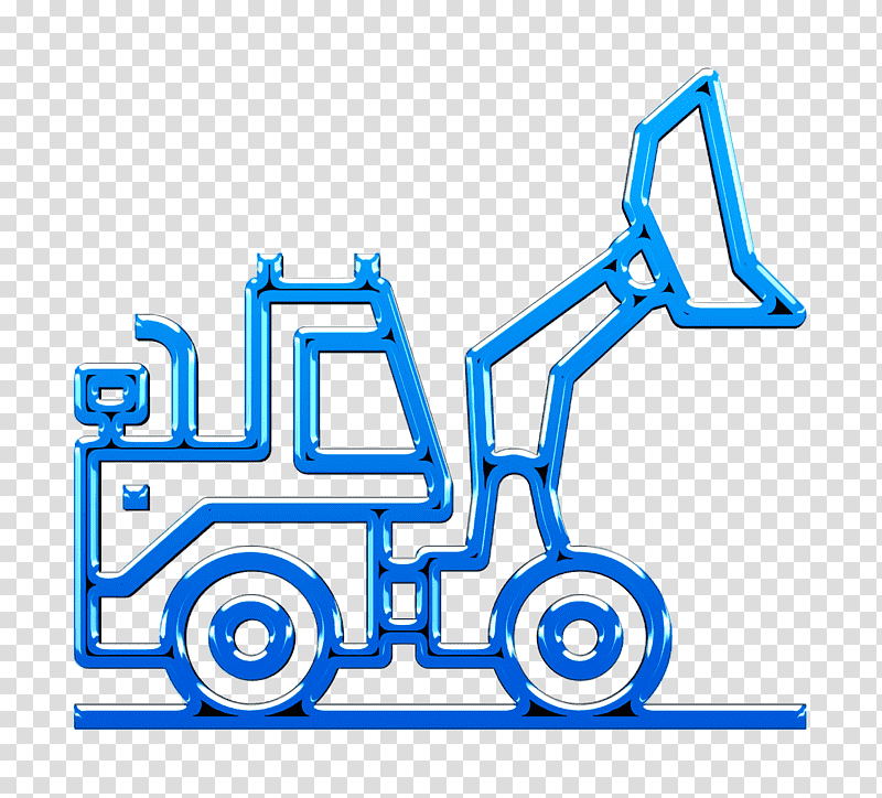 Work icon Industry icon Excavator icon, Construction, Heavy Equipment, Loader, Mining, Bulldozer, Machine transparent background PNG clipart