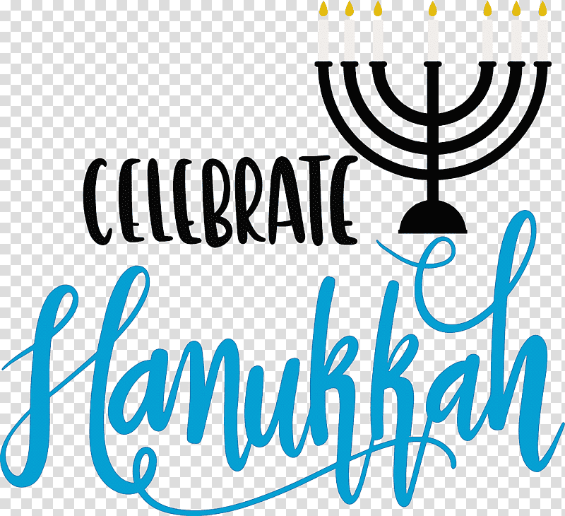 Hanukkah Happy Hanukkah, Logo, Cartoon, Silhouette, Graphic Novel, Calligraphy, Comics transparent background PNG clipart
