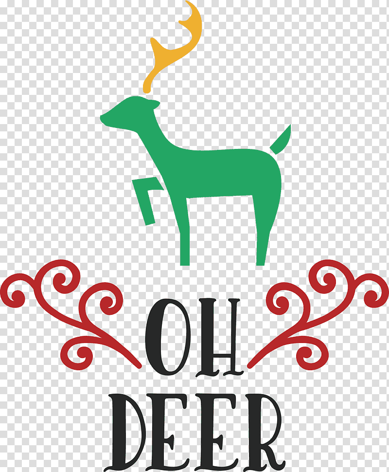 OH Deer Rudolph Christmas, Christmas , Reindeer, Logo, Christmas Archives, Text, Fineart transparent background PNG clipart