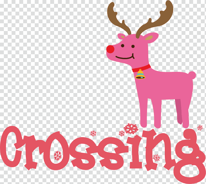 Deer Crossing Deer, Reindeer, Antler, Cartoon, Meter, Biology, Science transparent background PNG clipart