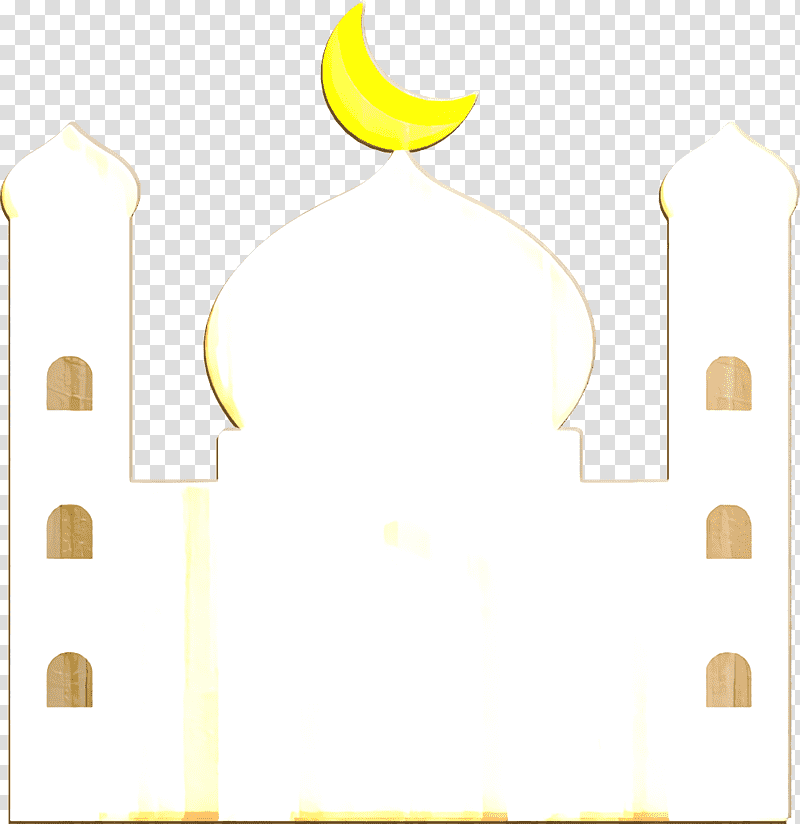 Spiritual icon Mosque icon Islam icon, Yellow, Meter transparent background PNG clipart
