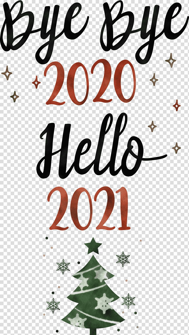 Hello 2021 Year Bye bye 2020 Year, Drawing, Logo, Christmas Day, Welcome Happy New Year, Painting, Poster transparent background PNG clipart