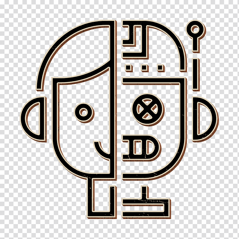 AI icon Artificial intelligence icon Artificial Intelligence icon, Robot, Robotics, Humanoid Robot, Chatbot, Aibo, Sophia transparent background PNG clipart