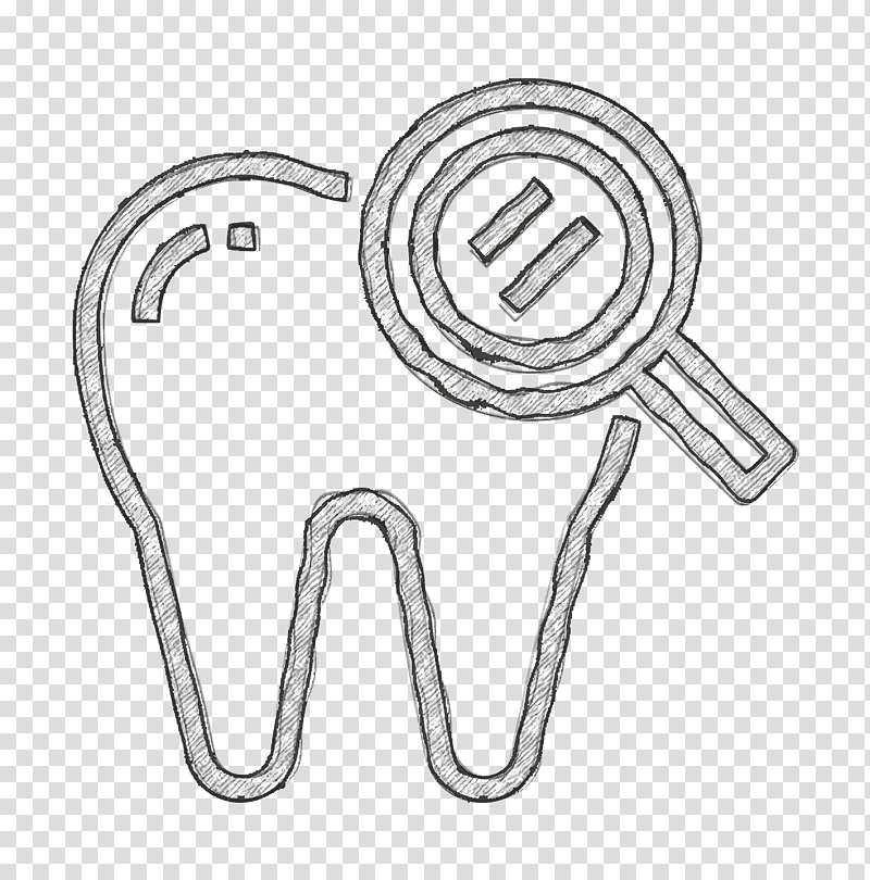 Dental care icon Dental icon Dentist icon, Line Art, Black And White
, Meter, Hm, Jewellery, Computer Hardware transparent background PNG clipart