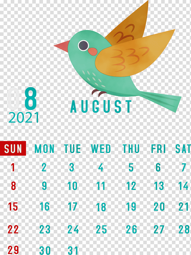 birds meter beak line calendar system, 2021 calendar, Watercolor, Paint, Wet Ink, Biology, Geometry transparent background PNG clipart