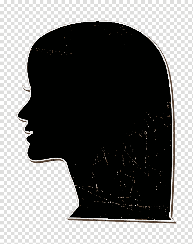 Hair icon Woman head side view icon shapes icon, Hair Salon Icon, Meter, Silhouette, Pressure Head transparent background PNG clipart