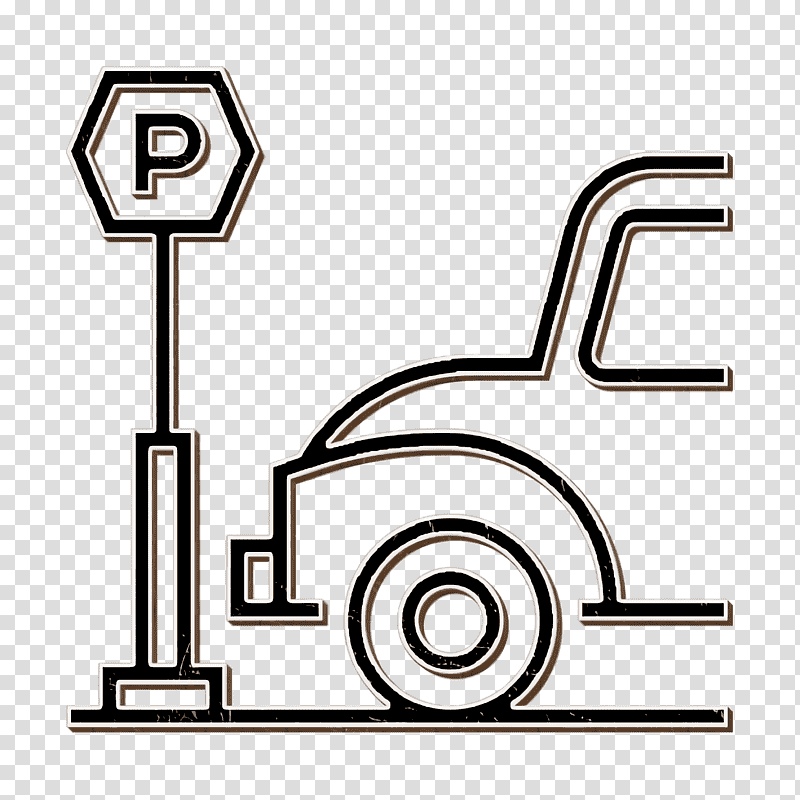 Car icon Car parking icon City elements icon, Logo transparent background PNG clipart