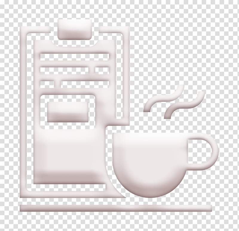 Coffee Shop icon Coffee menu icon Menu icon, Text, Line, Logo, Mug, Drinkware, Tableware, Blackandwhite transparent background PNG clipart
