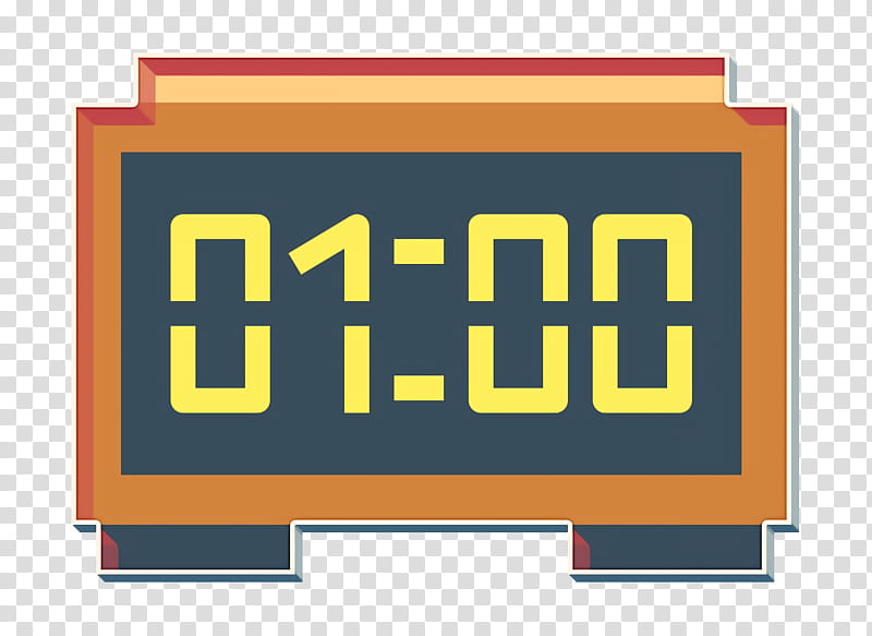 Digital clock icon Watch icon Alarm icon, Sign transparent background PNG clipart