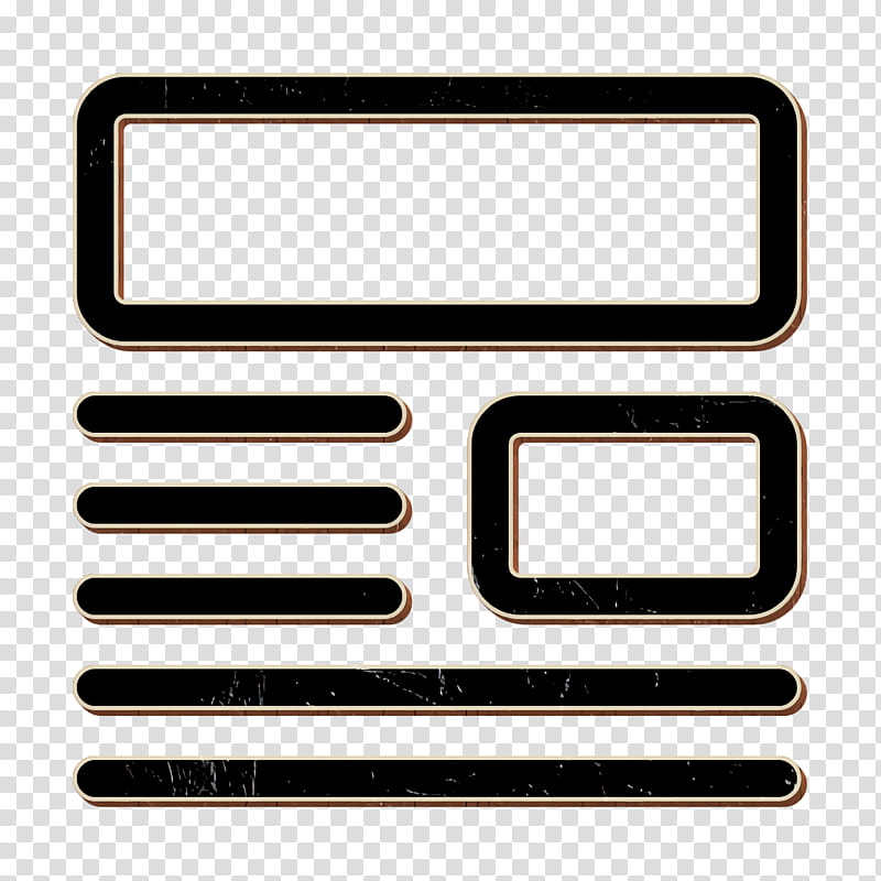 Ui icon Wireframe icon, Page HEADER, Text, Page Footer, Body Text, Data, Line, Margin transparent background PNG clipart