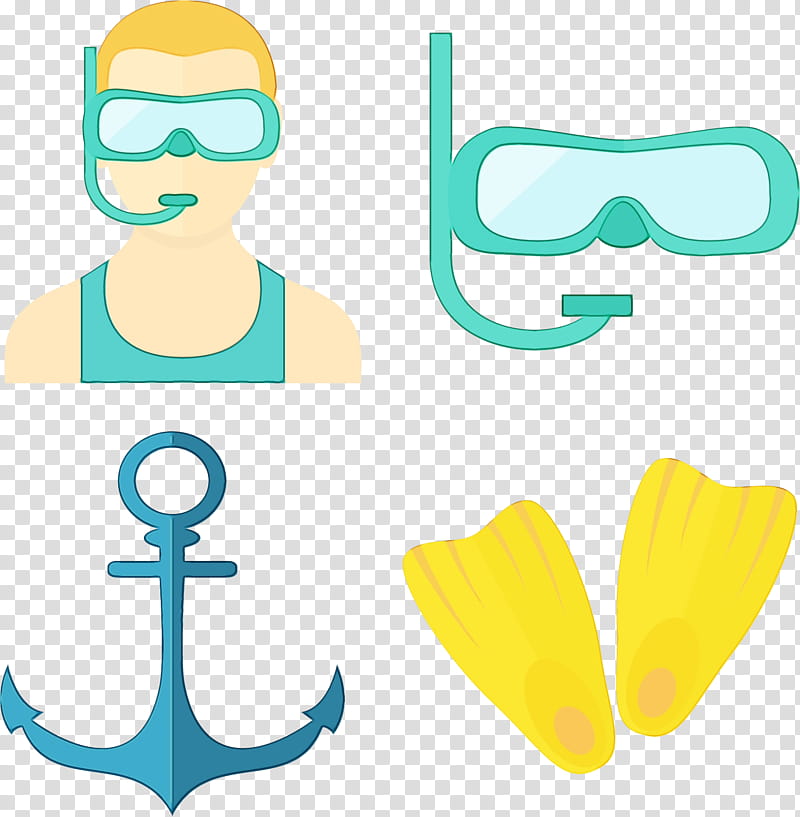 diving mask underwater diving free-diving swimfin scuba diving, Watercolor, Paint, Wet Ink, Freediving, Professional Diving, Goggles, Drawing transparent background PNG clipart