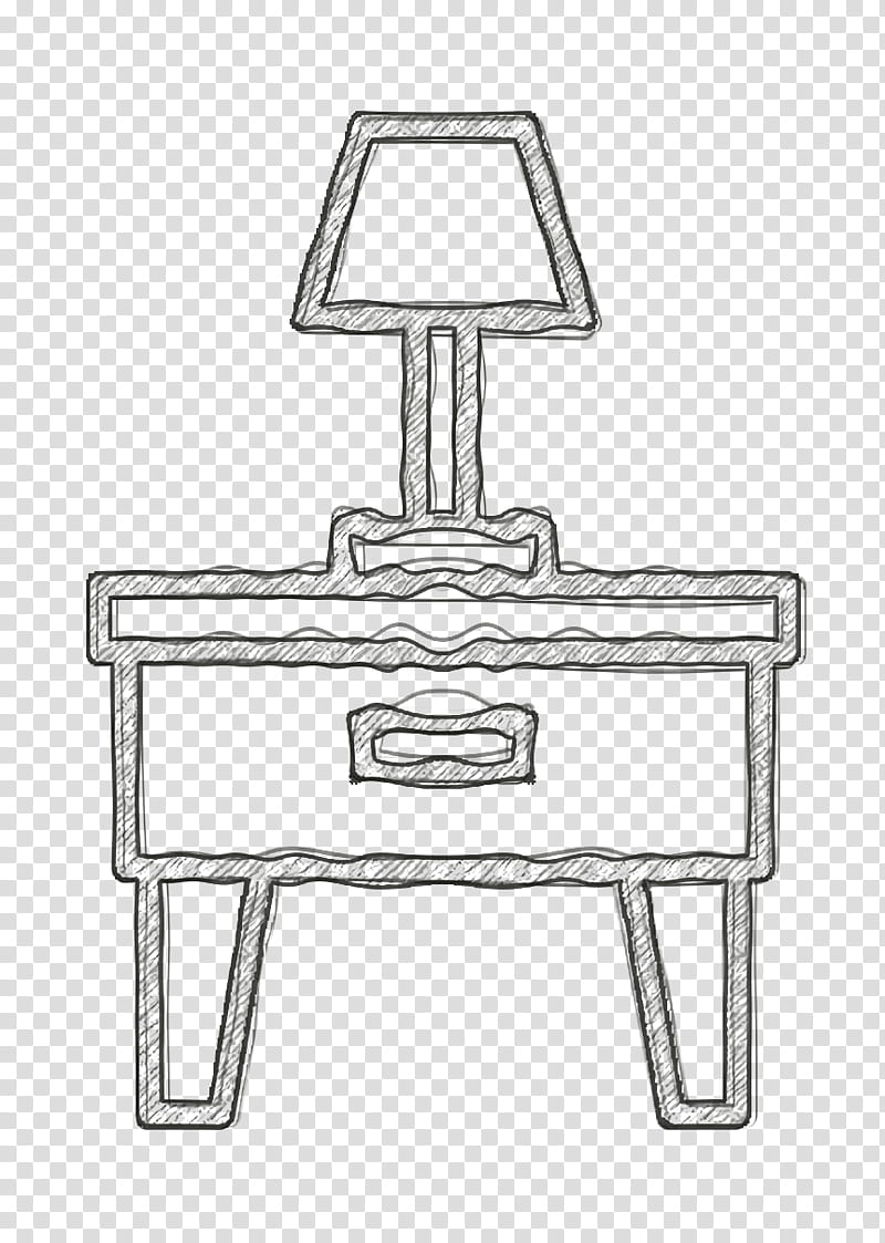 Interiors icon Lamp icon Furniture and household icon, Table transparent background PNG clipart