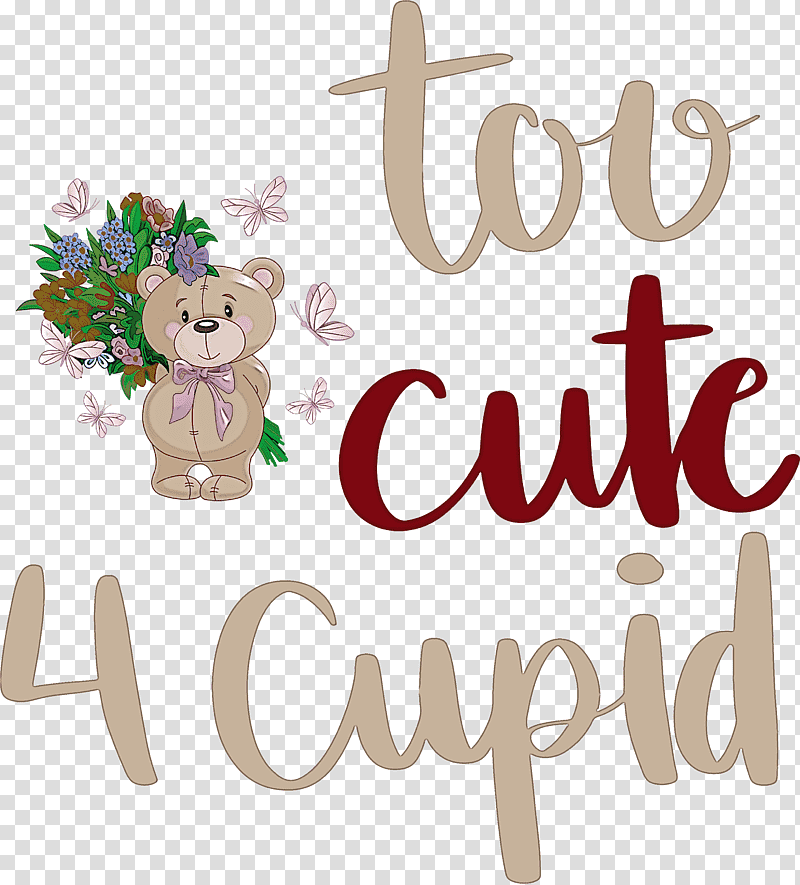 Cute Cupid Valentines Day Valentine, Quotes, Cartoon, Logo, Flower, Character, Teddy Bear transparent background PNG clipart