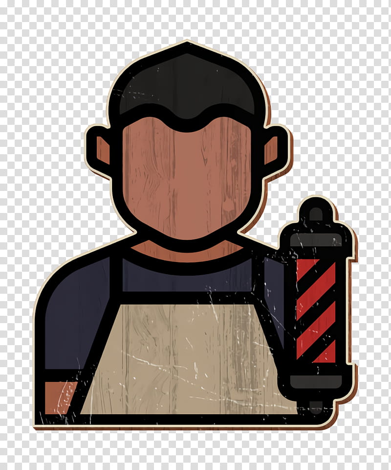 Jobs and Occupations icon Professions and jobs icon Barber icon, Cartoon transparent background PNG clipart