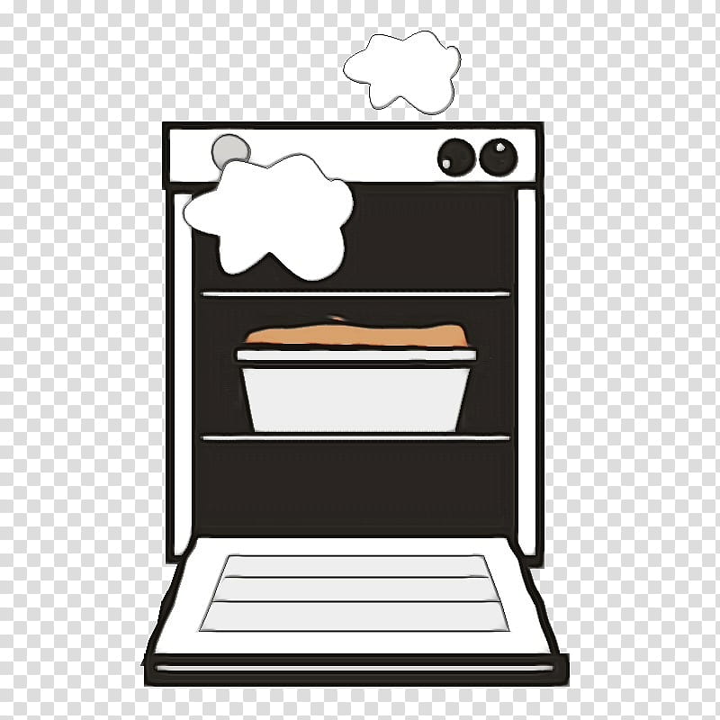 oven baking cooking ingredient kitchen, Watercolor, Paint, Wet Ink, Frying Pan, Kitchen Stove, Bread, Roasting transparent background PNG clipart