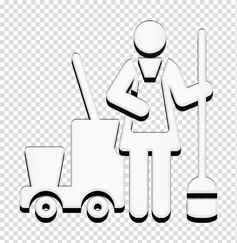 Cleaning services icon Maid icon Cleaner icon, Maid Service, Janitor, Cleaning Agent, Washing, Housekeeping, Steam Cleaning transparent background PNG clipart