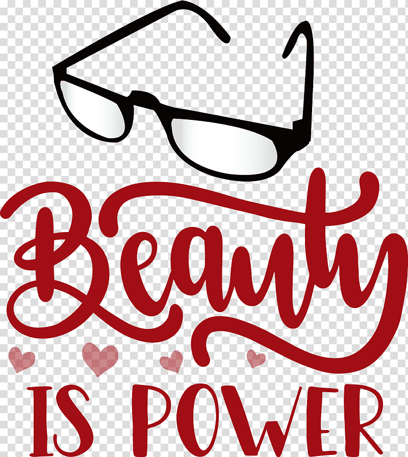 Beauty Is Power Fashion, Glasses, Logo, Eyewear, Black And White
, Line, Meter transparent background PNG clipart