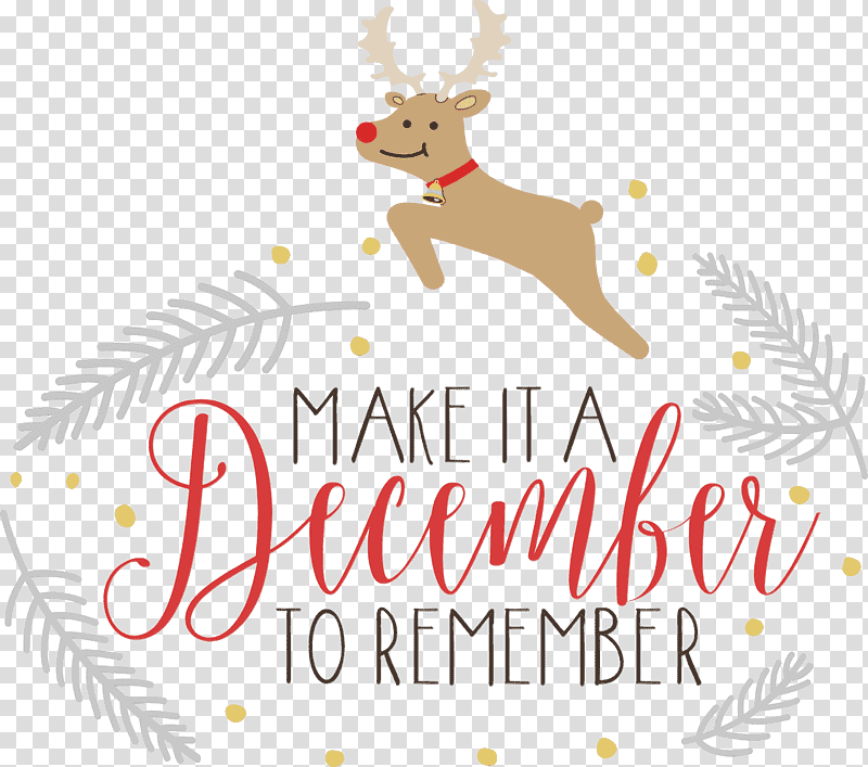 Christmas Day, Make It A December, Winter
, Watercolor, Paint, Wet Ink, Reindeer transparent background PNG clipart