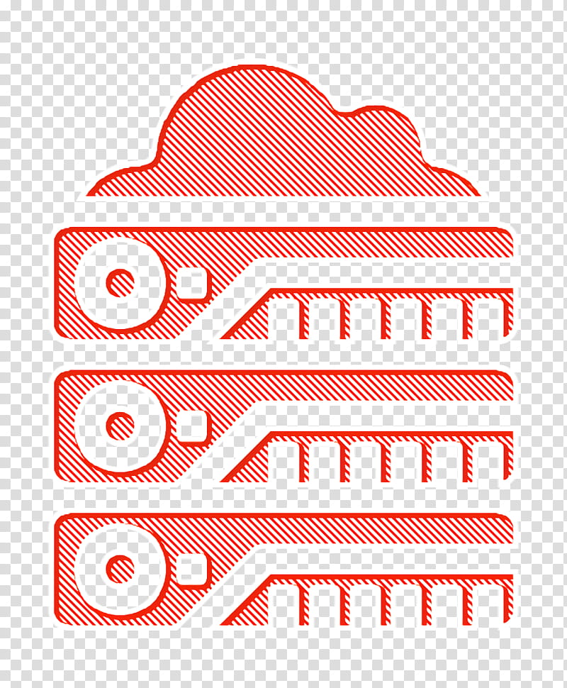 Database icon Computer icon Hosting icon, Logo, Line, Point, Area, Meter, Surface Roughness transparent background PNG clipart