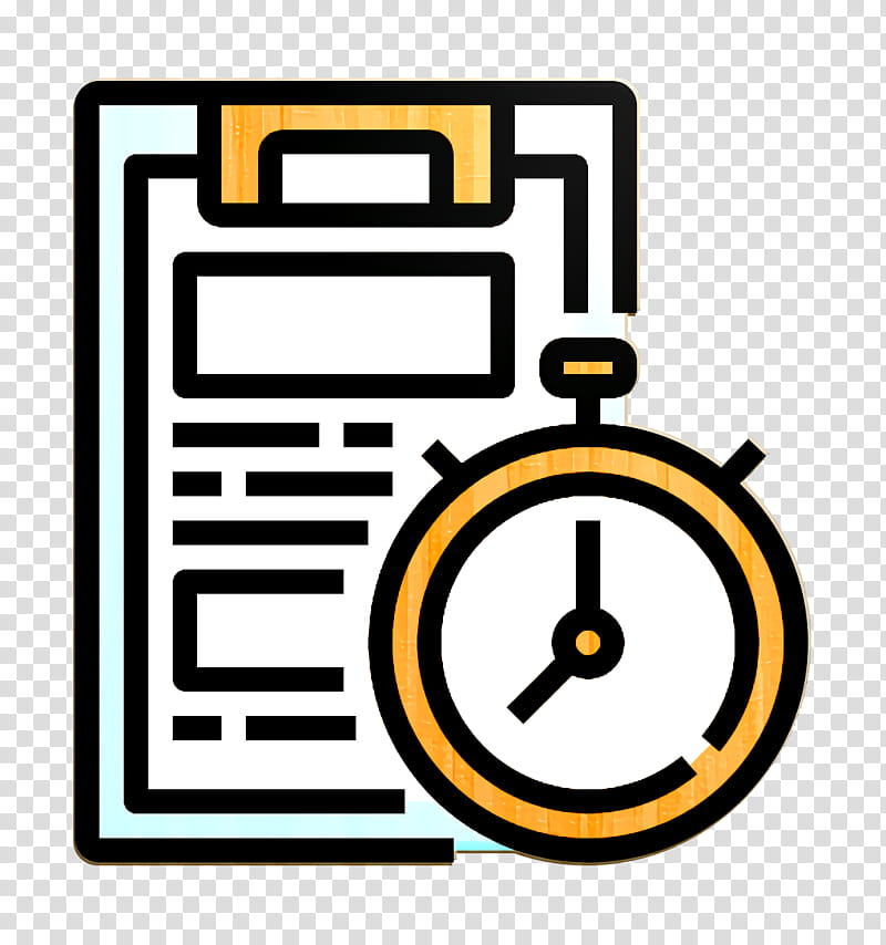 Clock icon Time and date icon Strategy icon, Plan, Project Management, Document, Business Plan, Plain Text, Pictogram, Clipboard transparent background PNG clipart