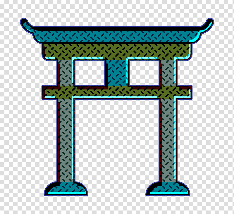 Torii icon Japanese color icon Japan icon, Religious Symbol, Religion In Japan, Religious Education, Faith, Culture transparent background PNG clipart