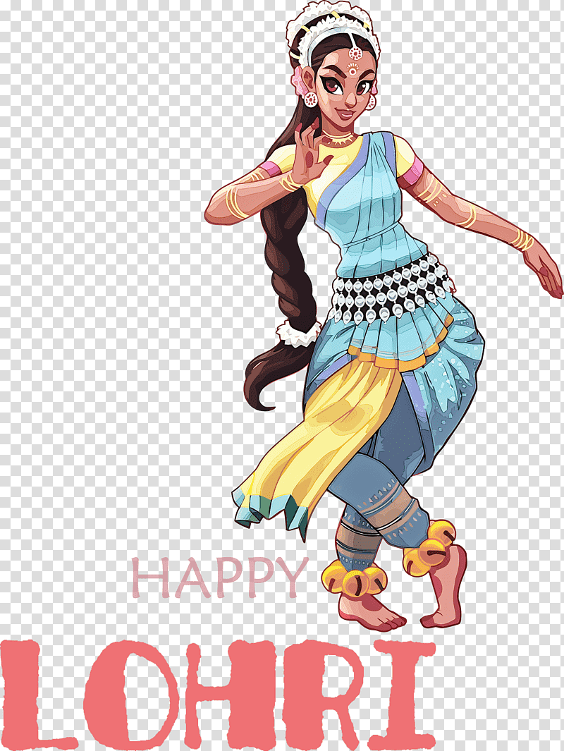 Happy Lohri, Indian Classical Dance, Cartoon, Drawing, Dance In India, Indian Art, Painting transparent background PNG clipart